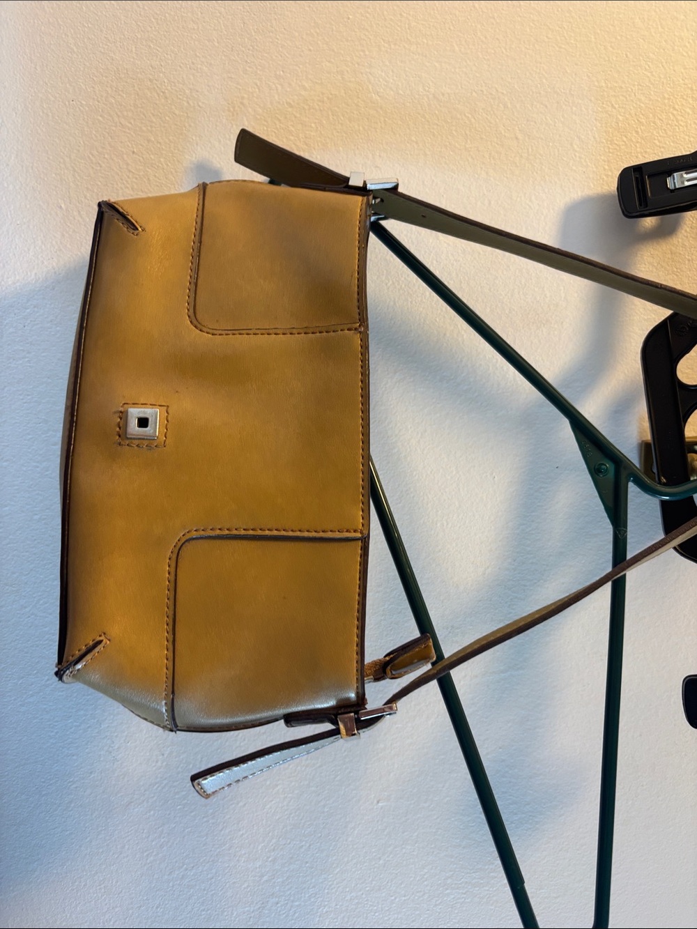Mondani Brown and Tan Crossbody with Interior Zip Pocket